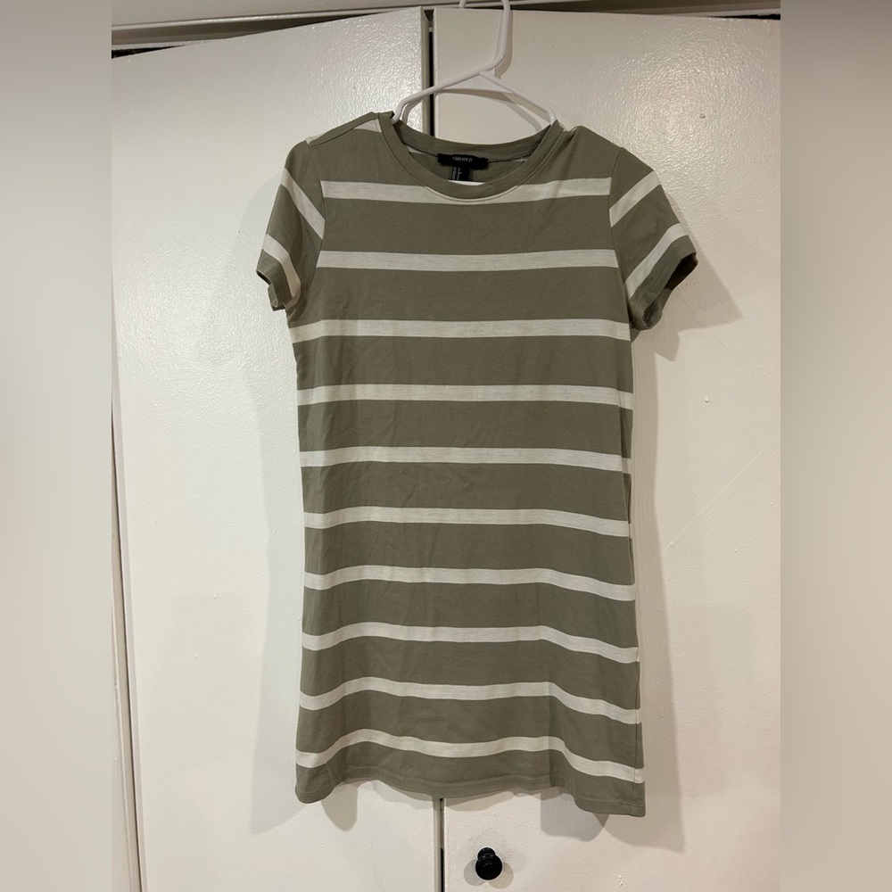 Striped mini dress